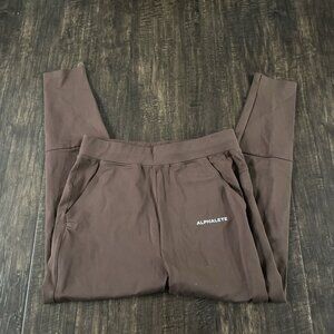 SKU 2 Alphalete Men’s Premium Trace Jogger Coffee Brown Size Medium